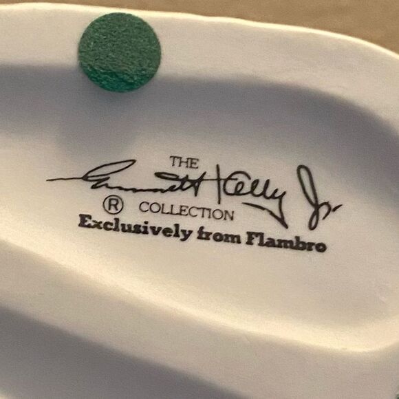 Emmett Kelly Jr Collection Flambro Fire Fighter Fireman Clown with Dog Figurine - Picture 15 of 16